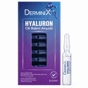 Hyaluronic Skin Care Ampoules 6×2ml by Derminix