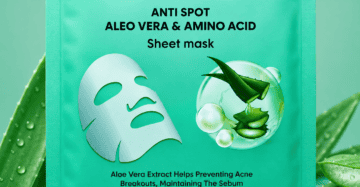 Derminix Anti-Spot Aloe Vera Amino Acid Sheet Mask 25g