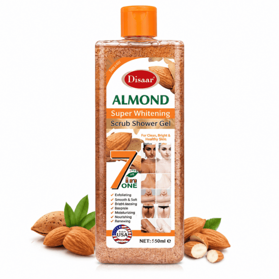 Disaar Almond Scrub Shower Gel 550ml