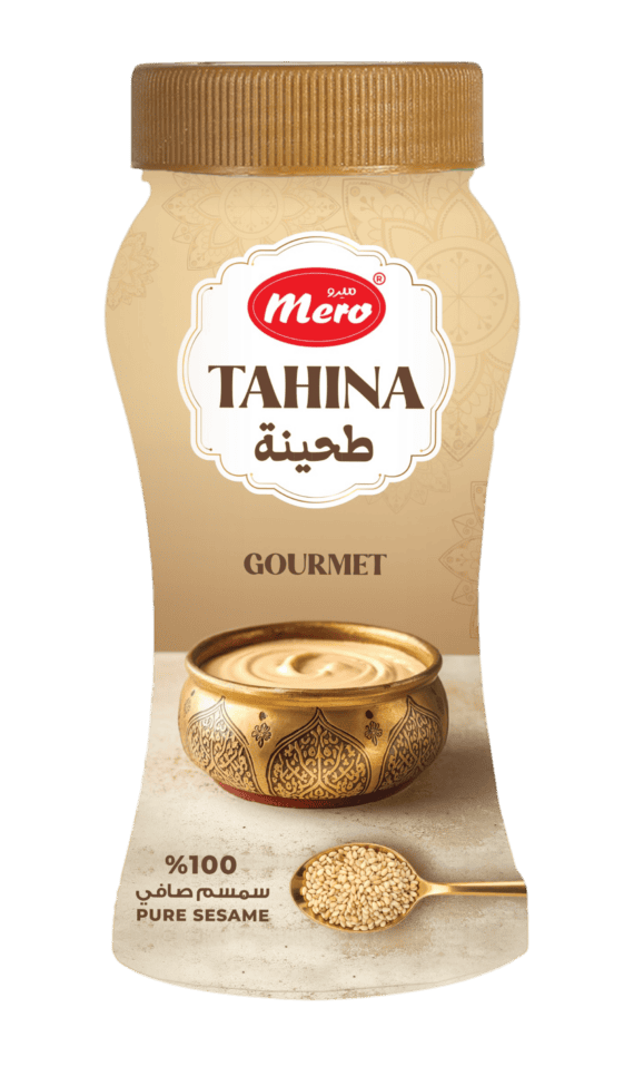 Tahini By Mero 100% Pure Sesame Paste with Rich Creamy Taste-طحينة ميرو طحينة سمسم صافي 100% بطعم كريمي غني للاستخدام اليومي